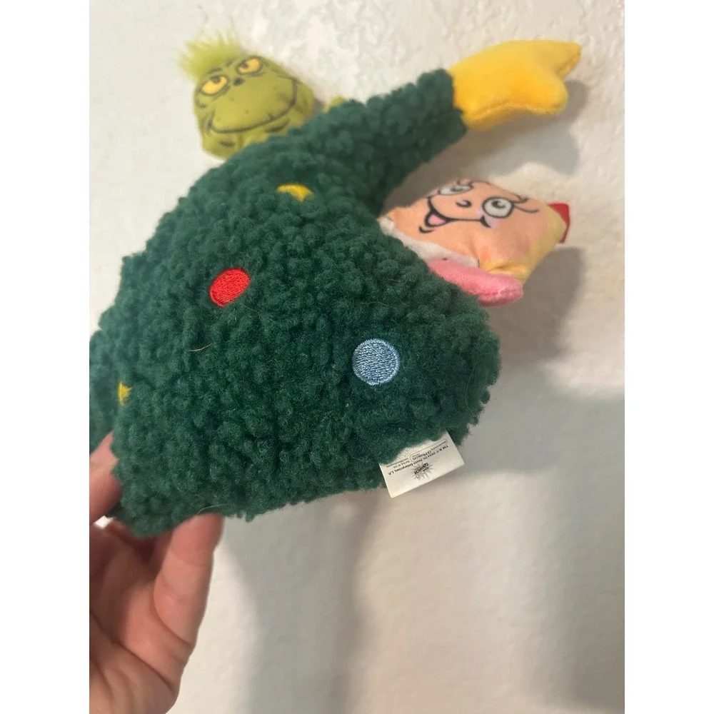 Dr Seuss The Grinch Stole Christmas Plush Tree Cindy Lou Who crinkle Toy pet